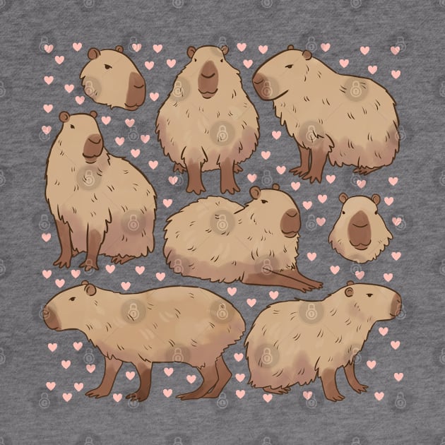 Cute capybara illustration by Yarafantasyart